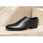 Pantofi barbati eleganti din piele naturala de culoare neagra GKR119N